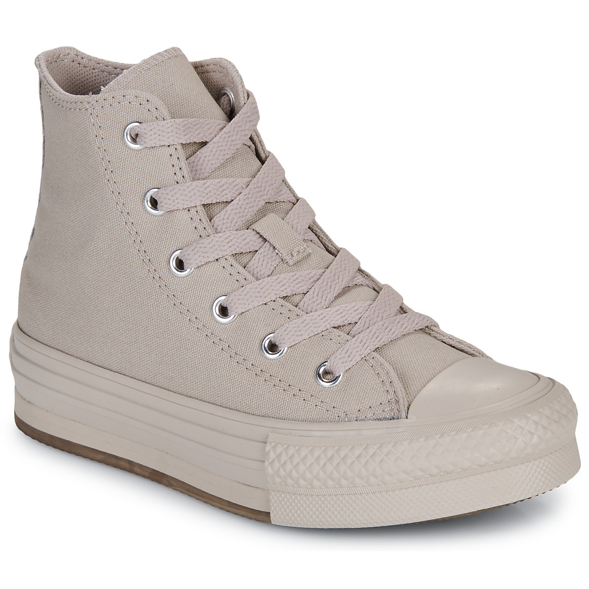 Converse - CHUCK TAYLOR ALL STAR EVA LIFT MONOCHROME - Beige