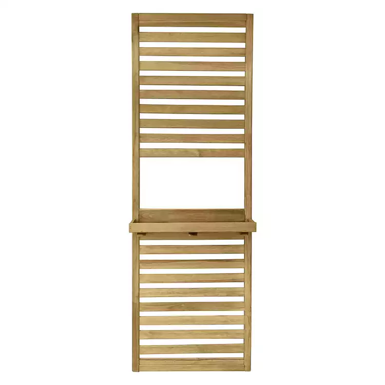 Forest Slatted Wall Planter 1 Shelf