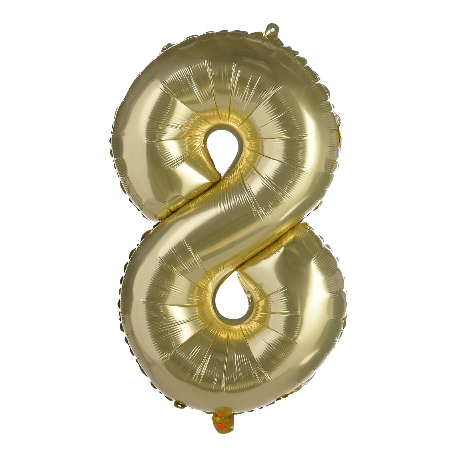 XL-Folienballon Nummer 8 Gold,H 700 mm