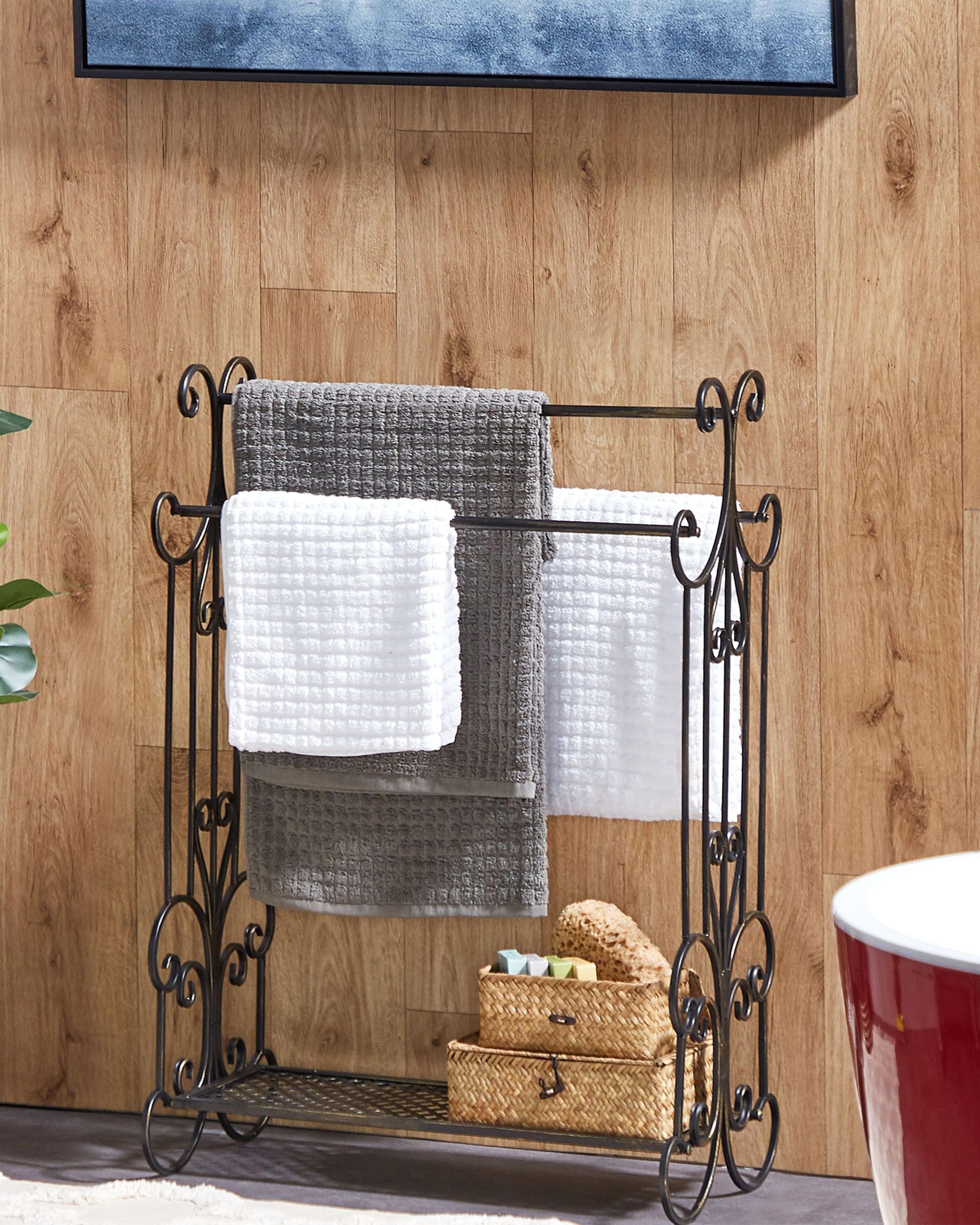 Towel Stand GLADIS Metal Black