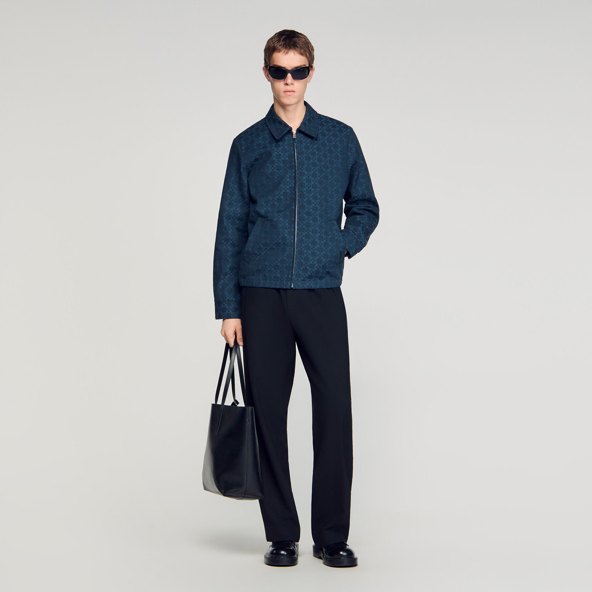 Blouson en denim Square Cross
