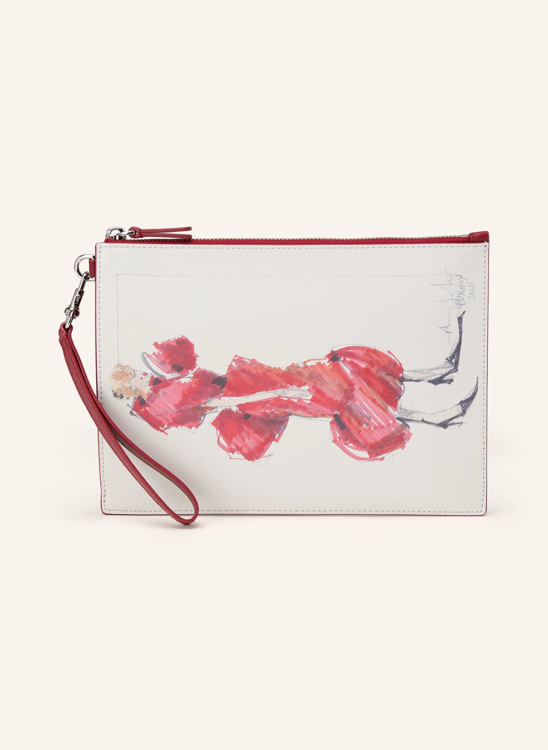 MARC JACOBS Pouch THE RUNWAY ILLUSTRATION WRISTLET