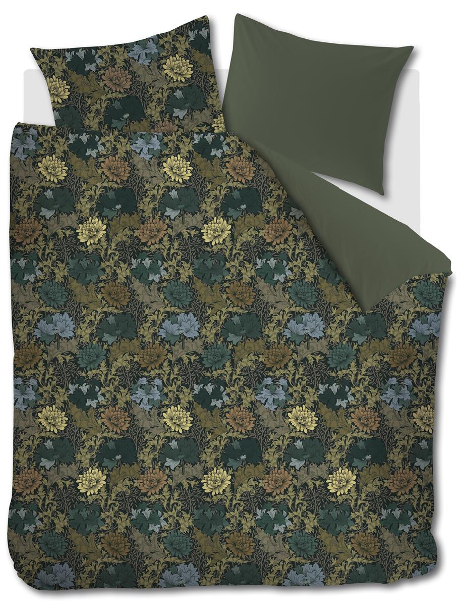 At Home by Beddinghouse Eclectic dekbedovertrek - Tweepersoons - 200x200/220 cm - Blauw Groen