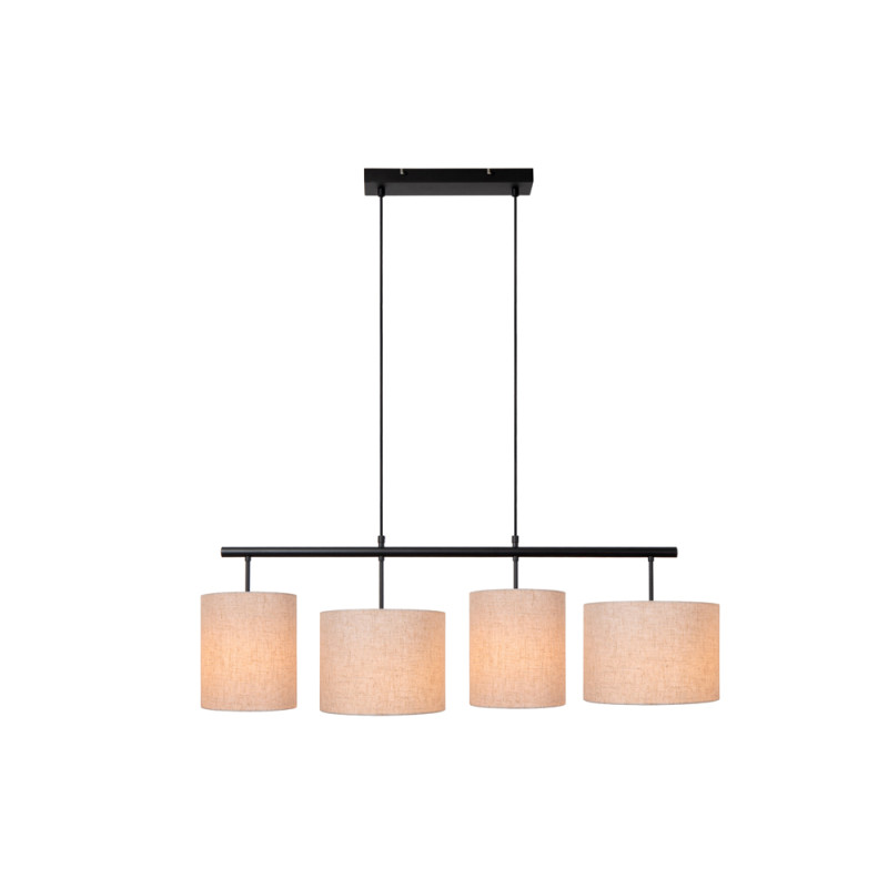 Suspension Maya crème E27 4 x 40 W LUCIDE