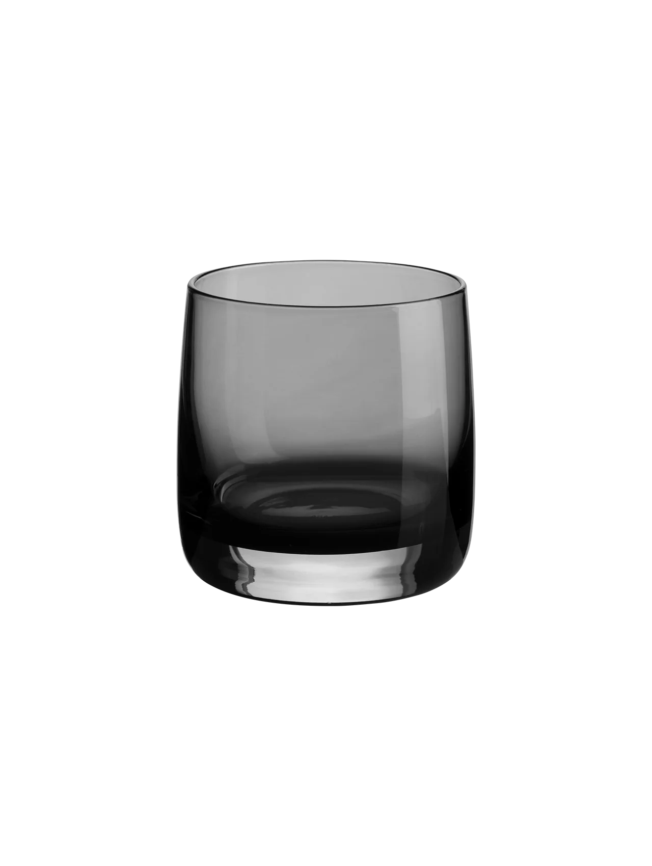 glas, grau