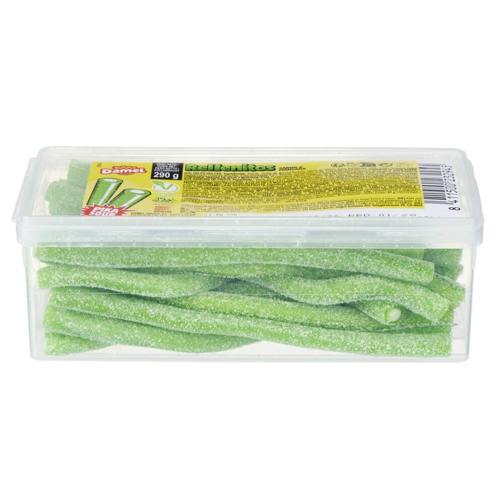 Bonbons Damel halal câble acide fourré pomme 290gr