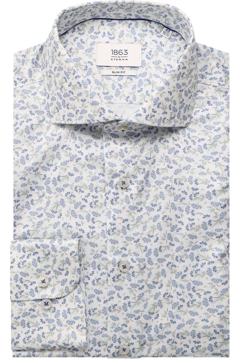 ETERNA 1863 Slim Fit Hemd hellgrün, Bedruckt