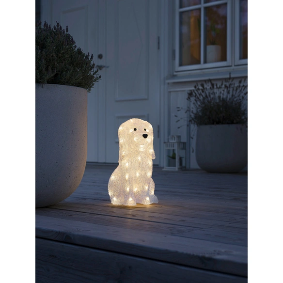 LED Figur, Kunststoff, BxHxL: 18 x 31 x 26 cm, inkl. Leuchtmittel