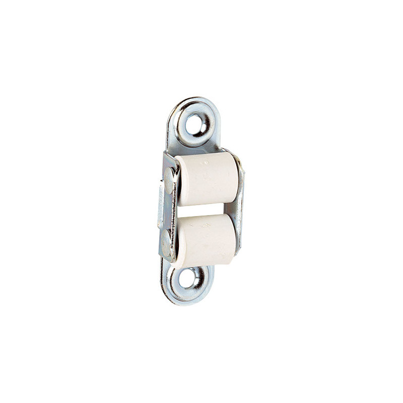 Guide à roulette pour sangle de 14 mm en acier zingué TEKNIBOX