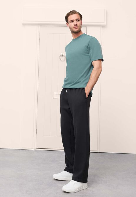 Mens Black Relaxed Fit Joggers