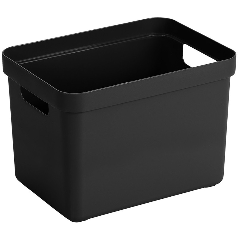 Box de rangement Sigma Home noir 18 L SUNWARE