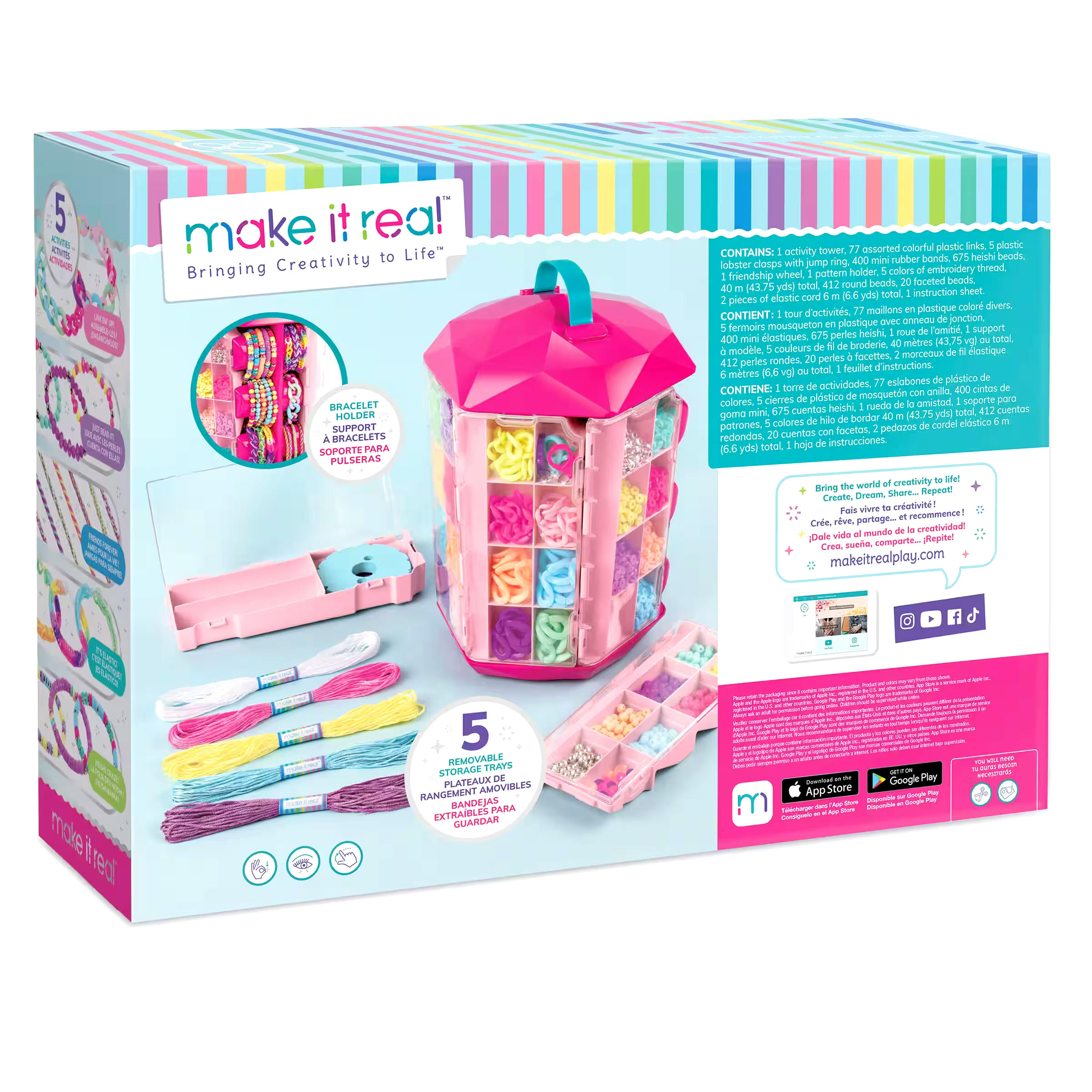 Make It Real 6-in-1 Activity Tower, Ages 6+