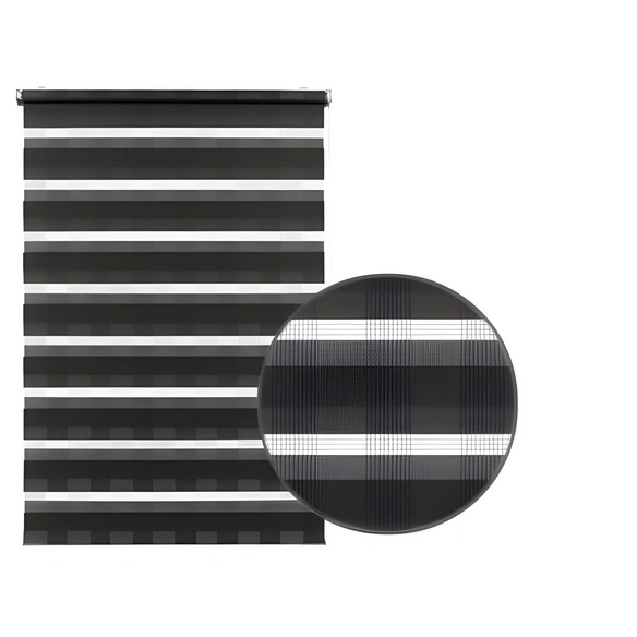Doppelrollo »Easyfix«, anthrazit, Polyester