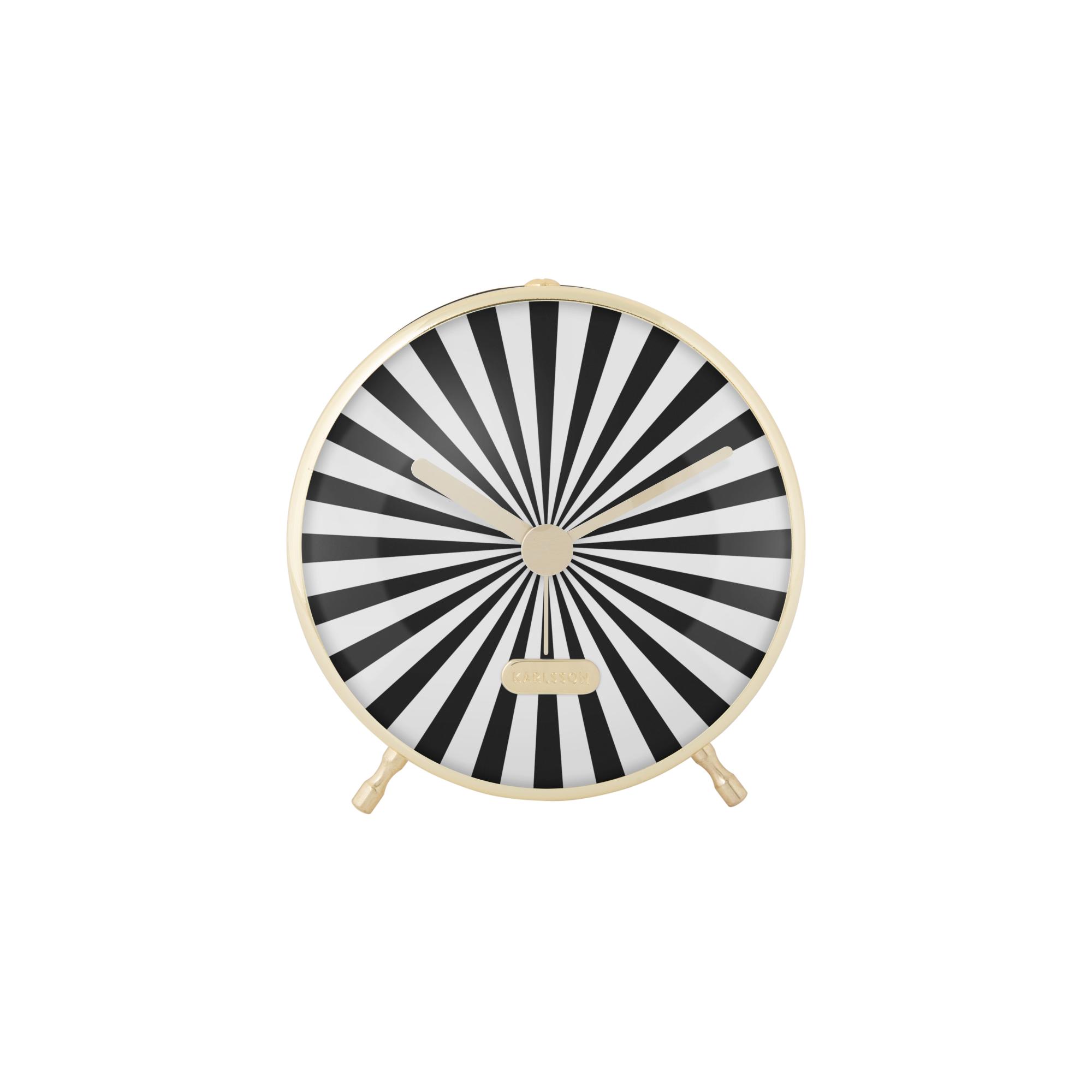Karlsson Wekker Candy Swirl - Zwart - 12.5x3.7x12.5cm