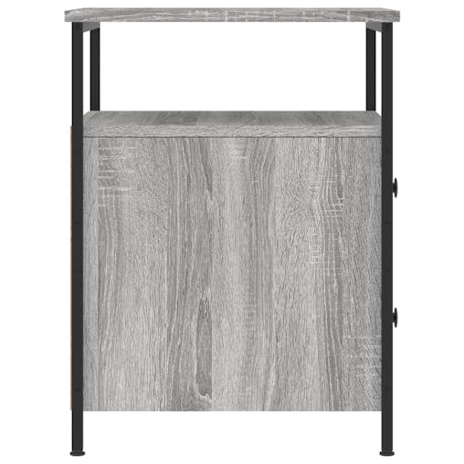 NNEVL Bedside Cabinets 2 pcs Grey Sonoma 44x45x60 cm Engineered Wood