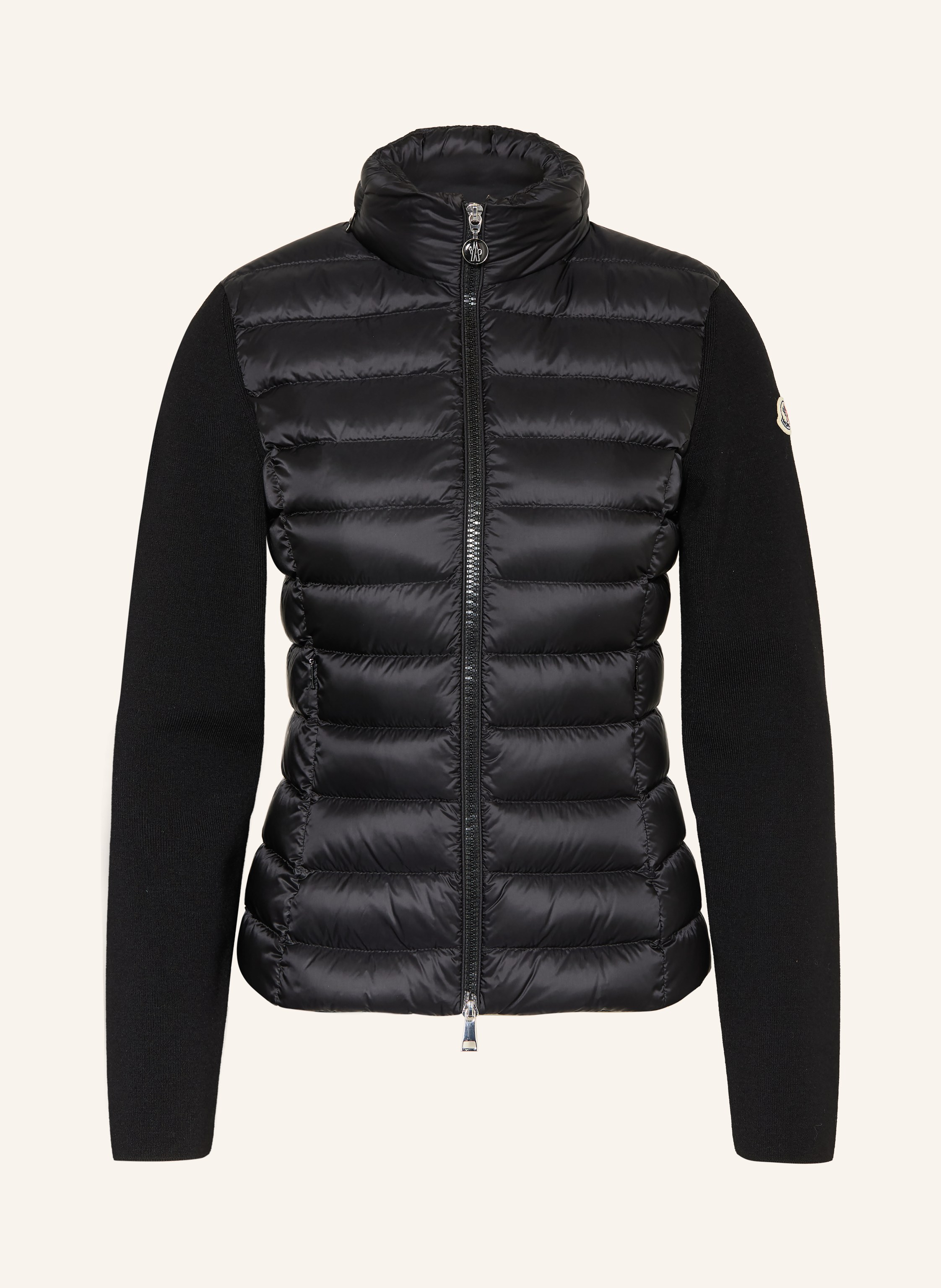 MONCLER Daunenjacke im Materialmix