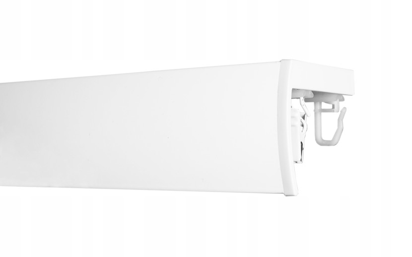 Karnisz Sufitowy Aluminiowy DUO Podwójny z Maskownicą 120 cm