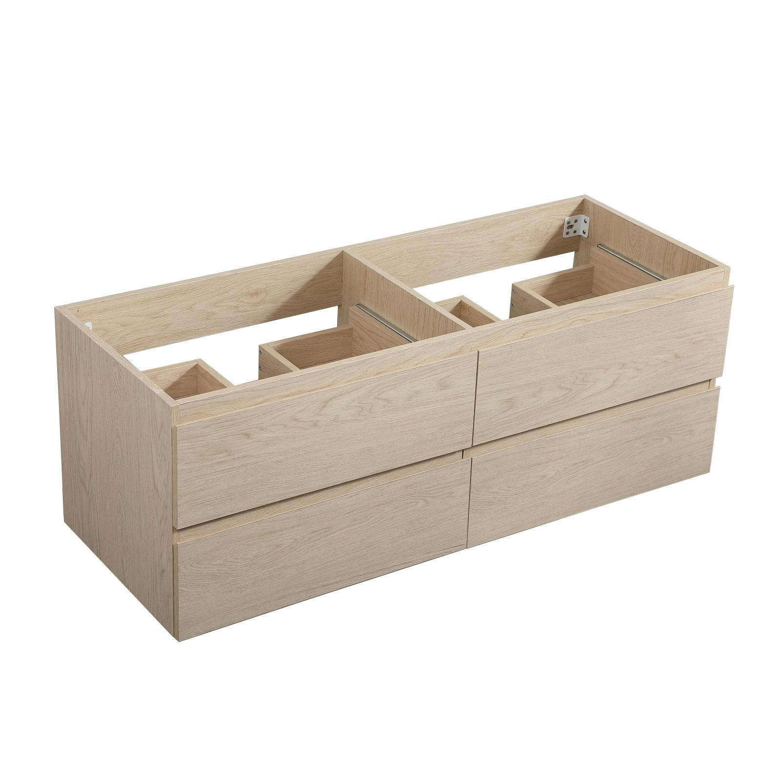 SORRENTO - Meuble sous vasque 120 cm  Décor chêne