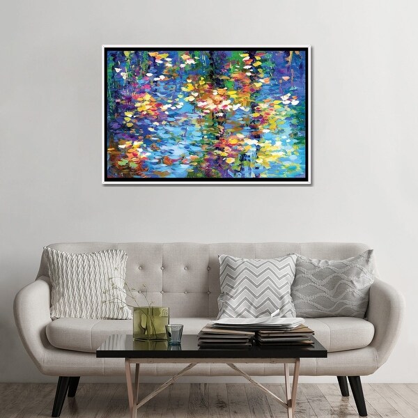 iCanvas "Autumn Reflections I" by Leon Devenice Framed Canvas Print