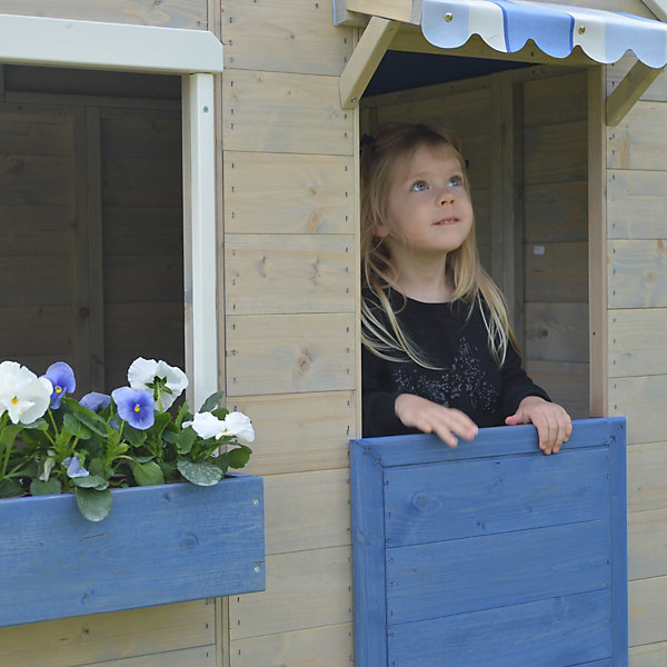 Maison de jardin enfant extérieur - Cabane en Bois avec plancher - Toit étanche
