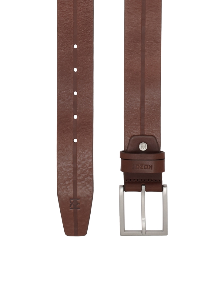 Brown strap made of genuine leather