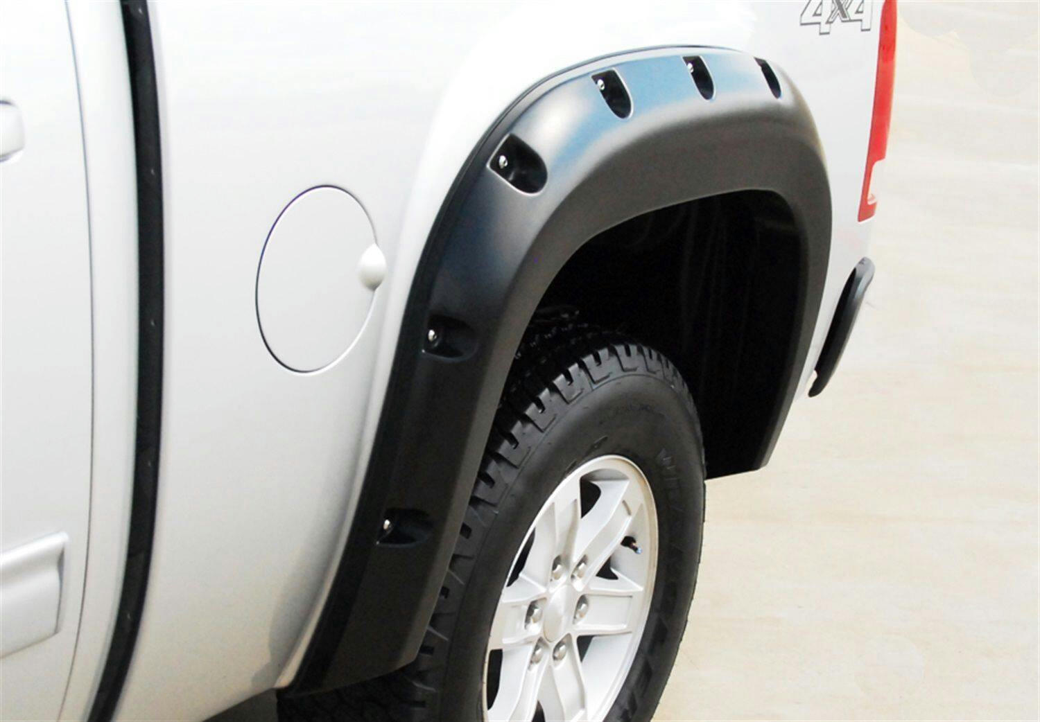 Lund RX109S Elite Series Rivet Style Standard Front and Rear Fender Flare, Black, 4-pk