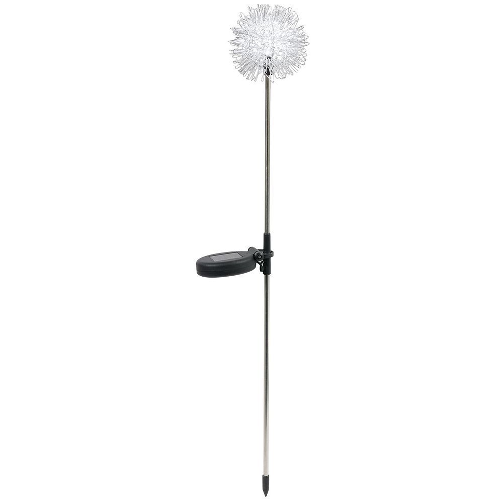 Borne solaire fleur à planter Ø8xH64cm
