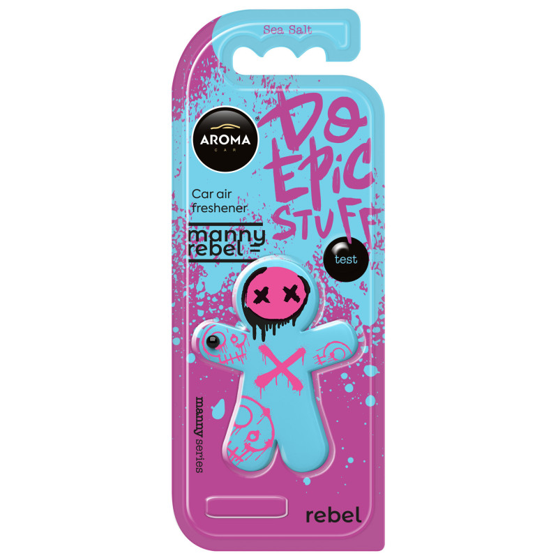 Désodorisant pour voiture Manny Rebel sea salt AROMA CAR
