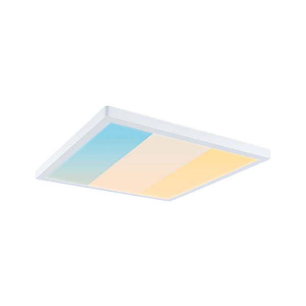 Panneau LED Atria Shine White Select IP44 carré 298x298 mm 15,7W 2100lm 3000 - 6500K Blanc