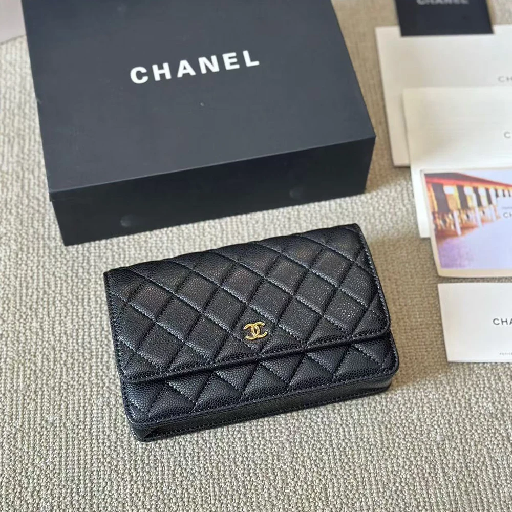Chanel  WOC Quilted Caviar