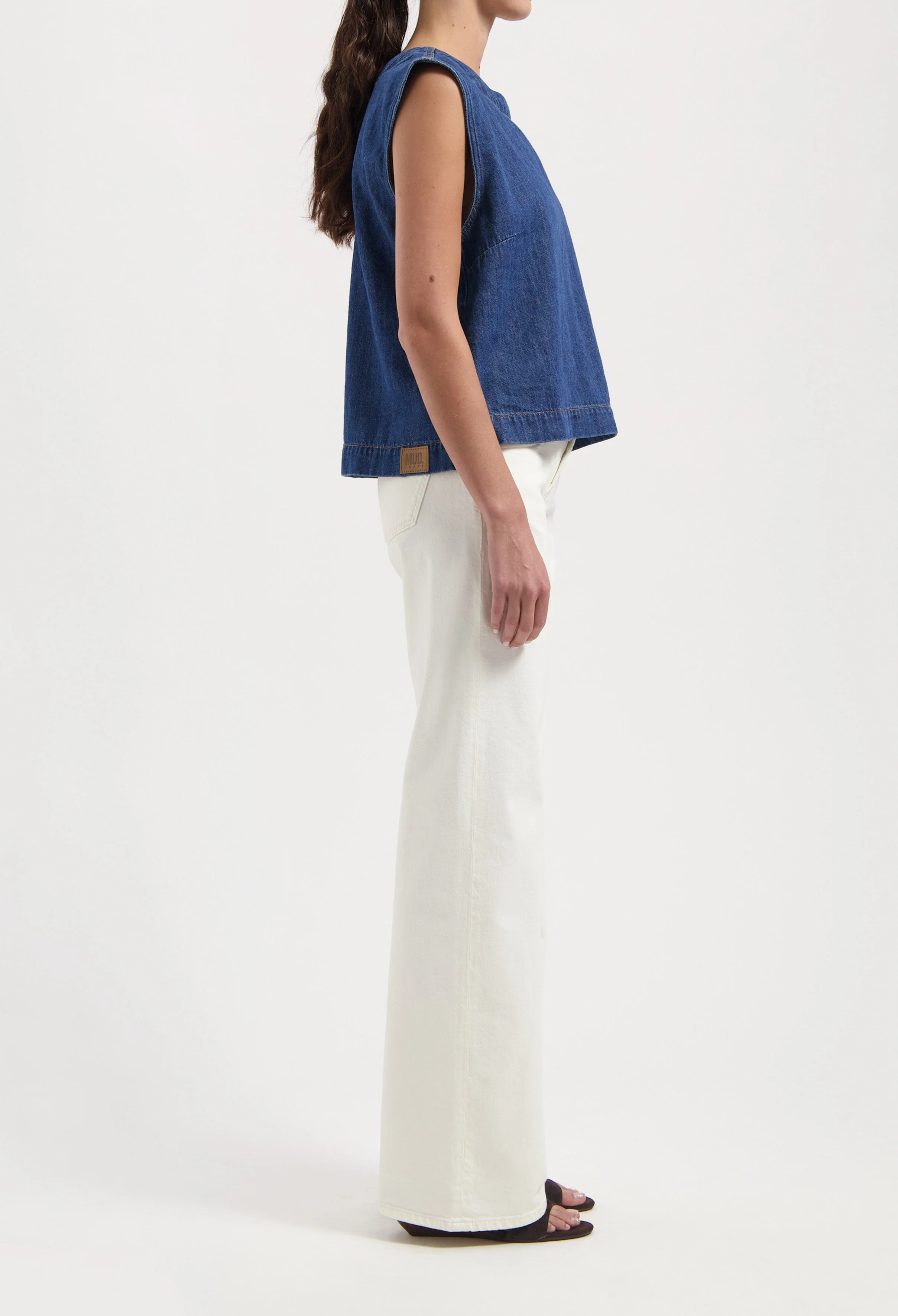 Noa Top - Stone Indigo