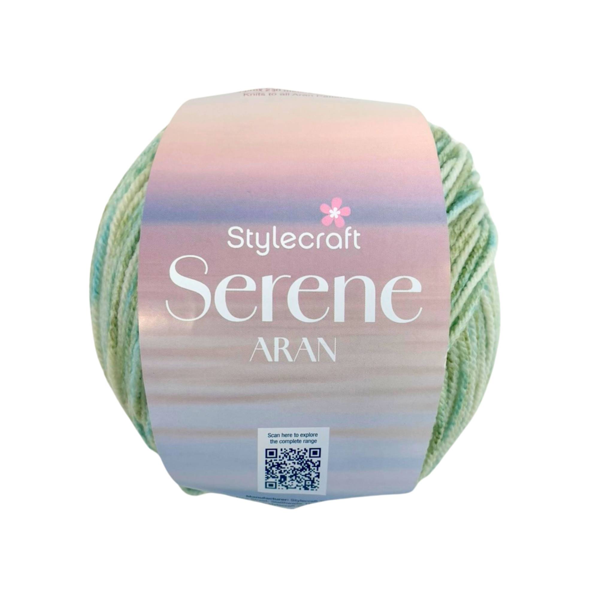 Stylecraft Still Green Serene Aran 100g
