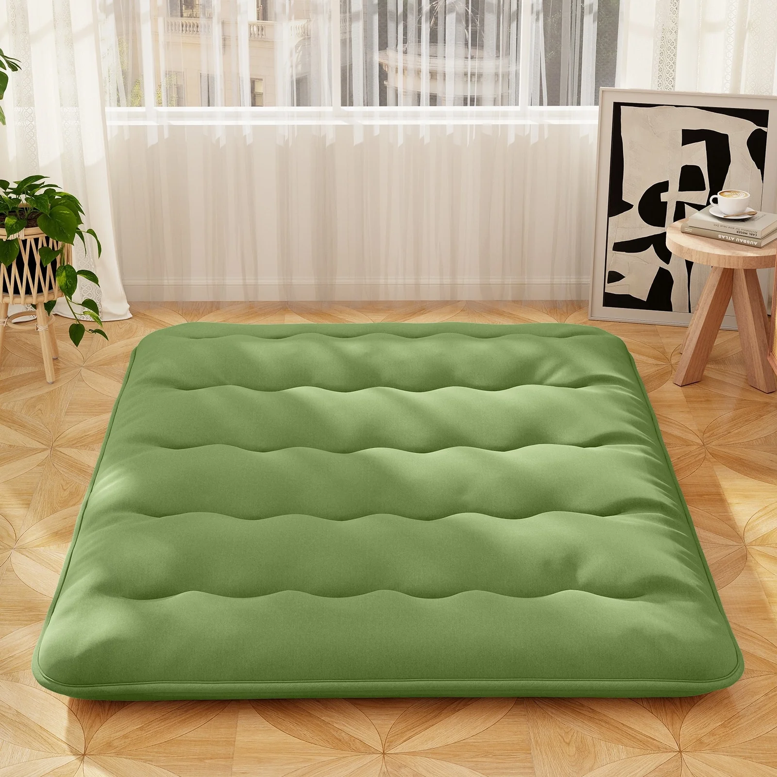 Foldable Floor Mattress for Sleeping with Storage Bag