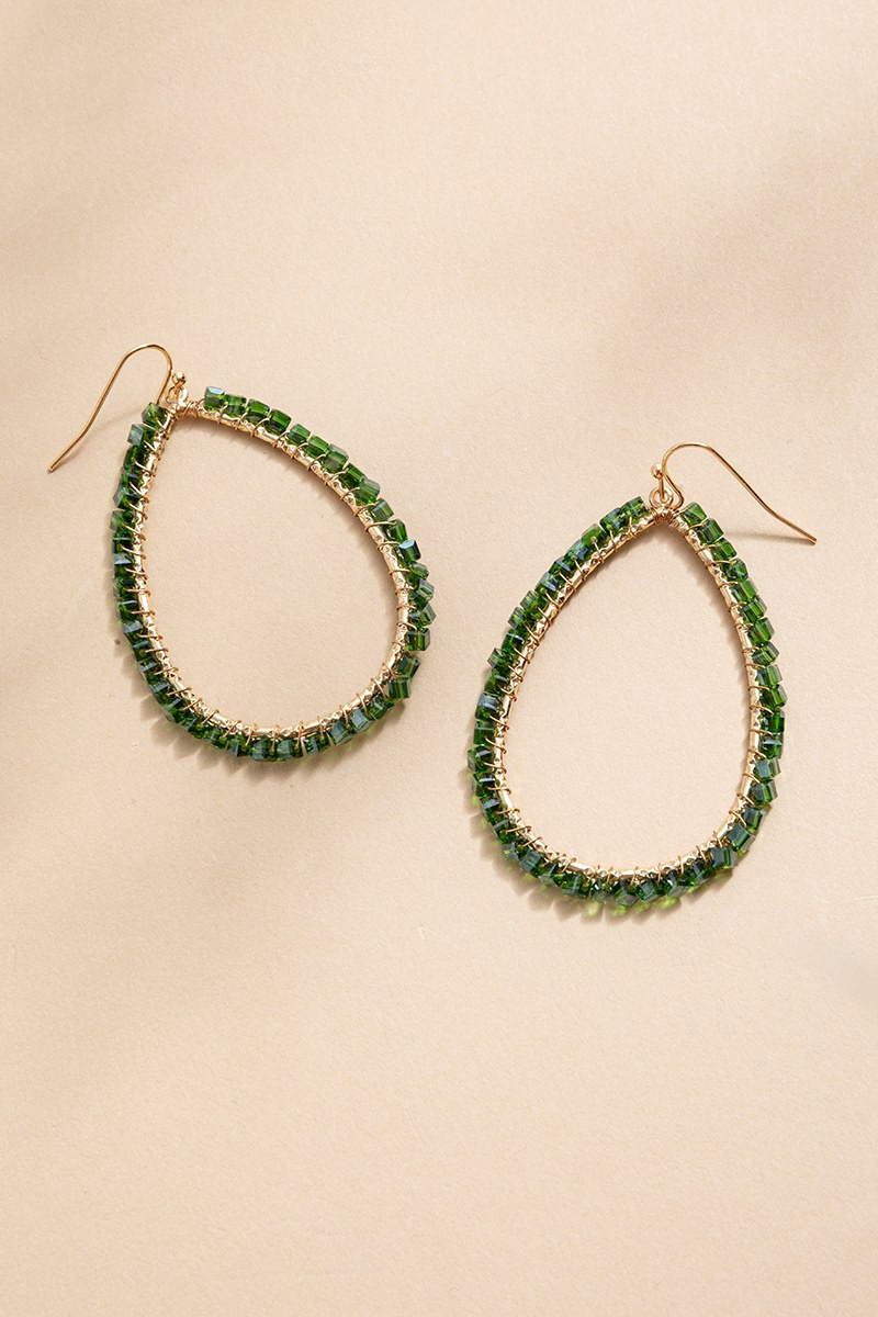 Ciara Bead Drop Earrings