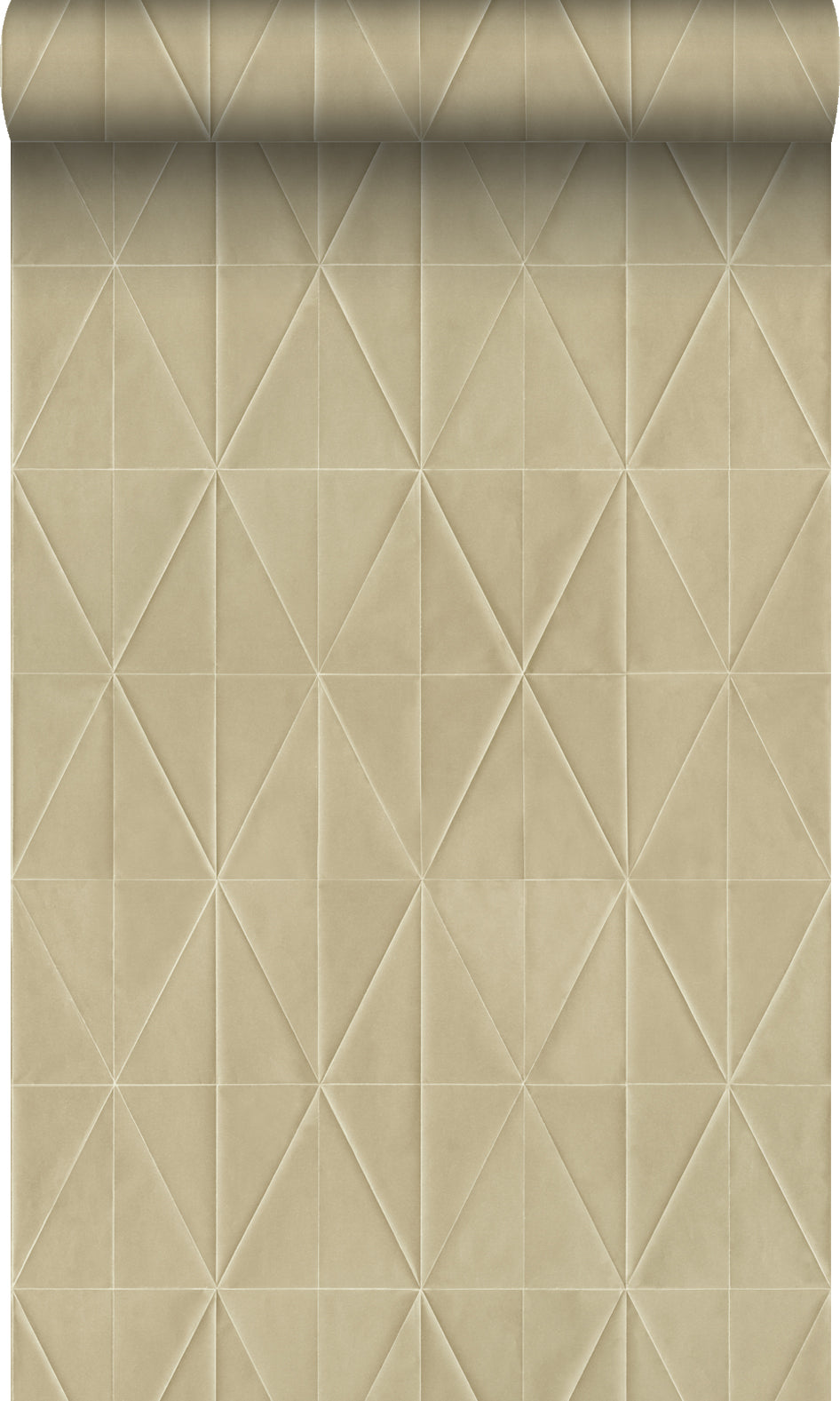Origin Wallcoverings behang origami motief beige - 53 cm x 10.05 m - 347857