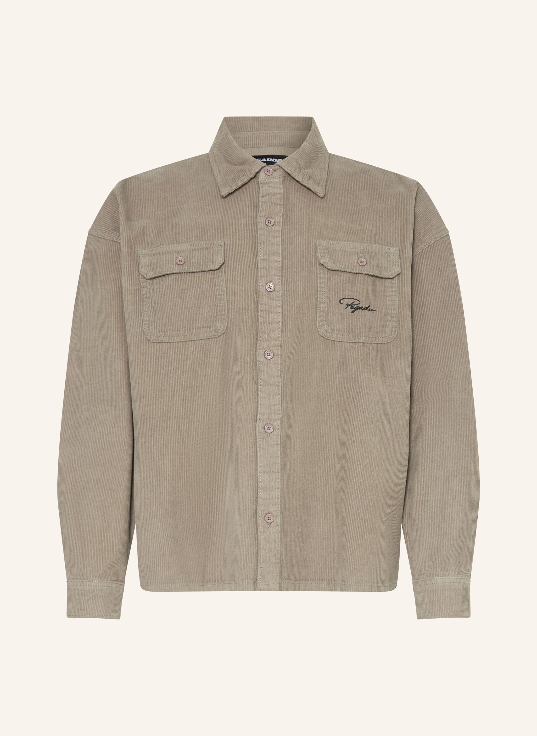 PEGADOR Oversized-Overshirt BILASPUR Comfort Fit aus Cord