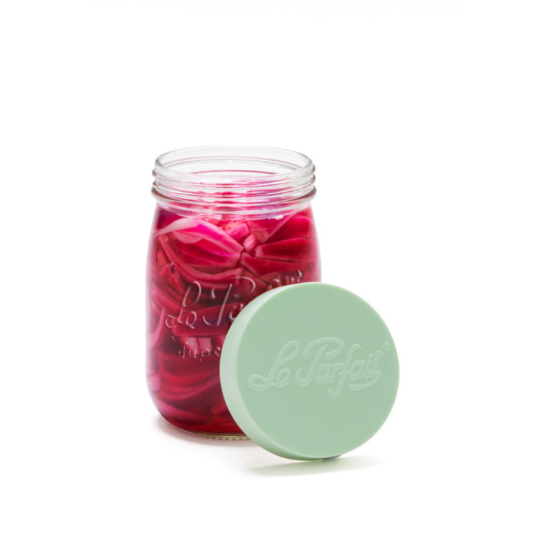 Bocal en verre Color Vis vert clair 1 L LE PARFAIT