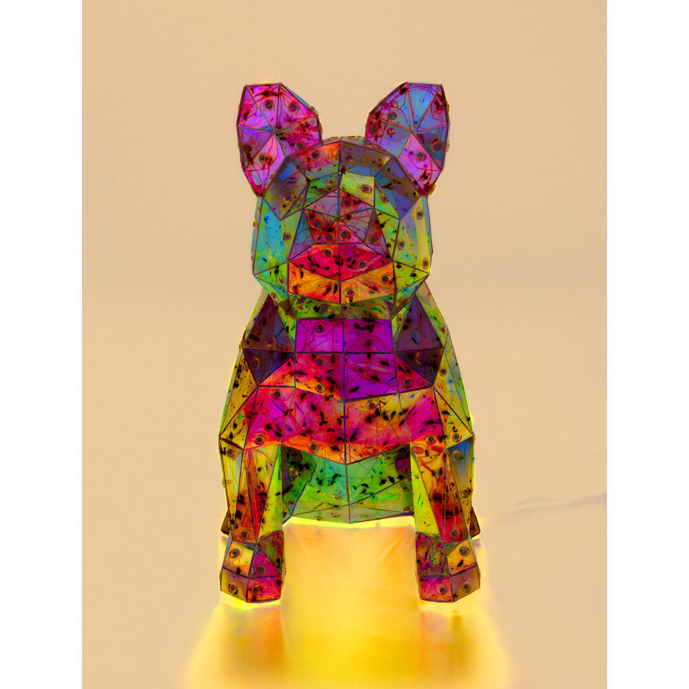 Bouledogue holographique lumineux 150LED