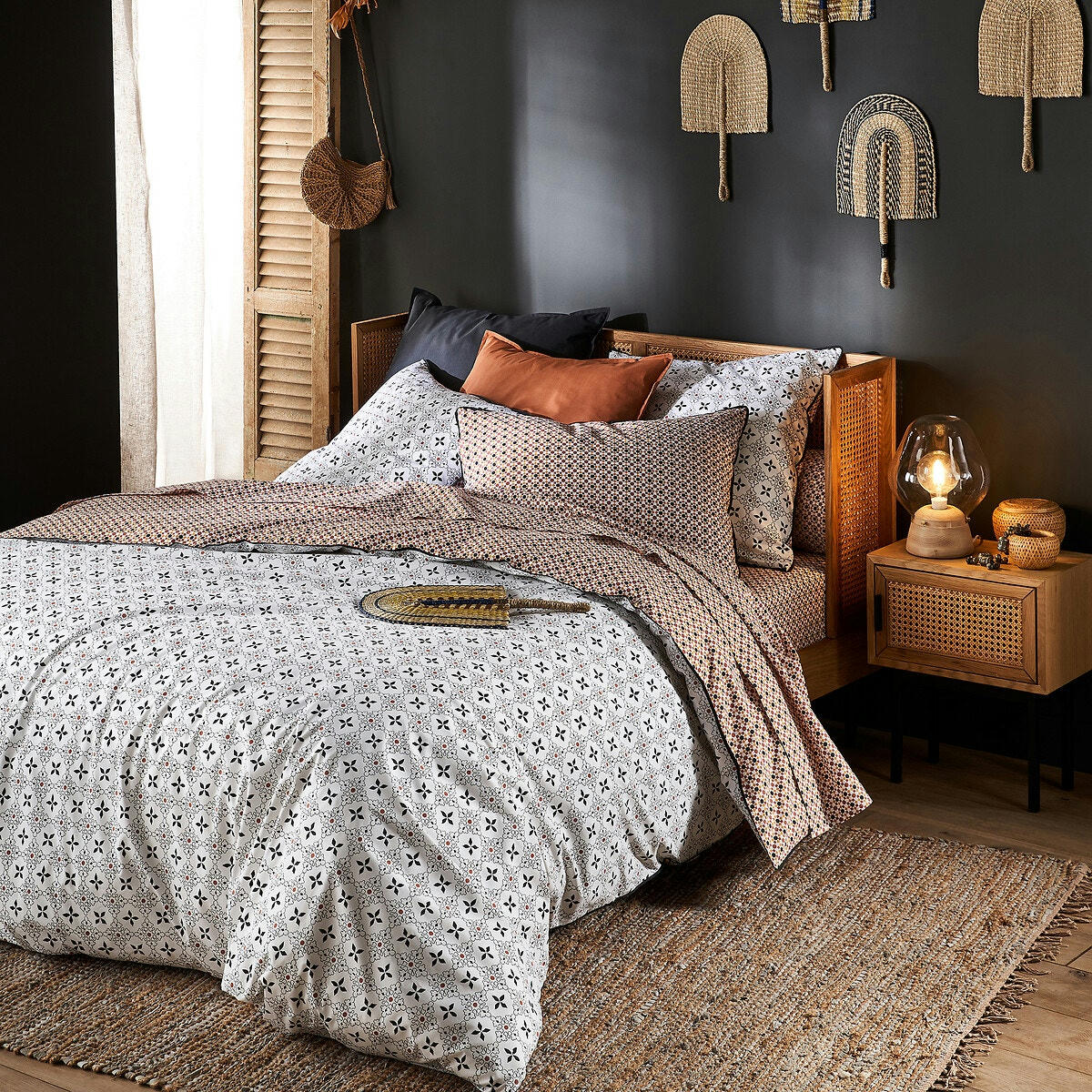 Drap plat pur coton, Teyben