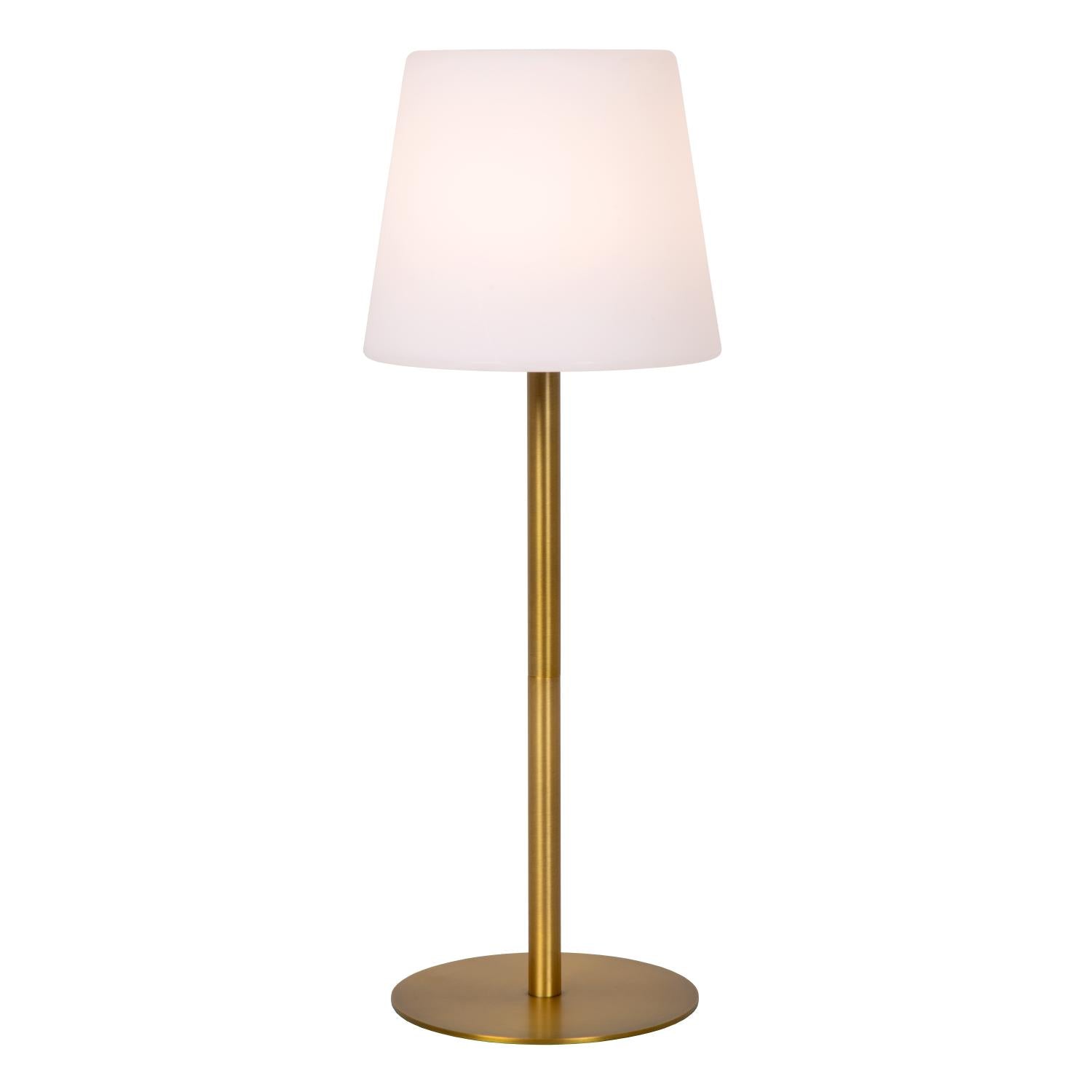 Lucide TYON Tafellamp - Mat Goud   Messing