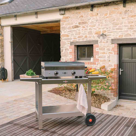 Pack plancha gaz Design   chariot Plein Air - Krampouz
