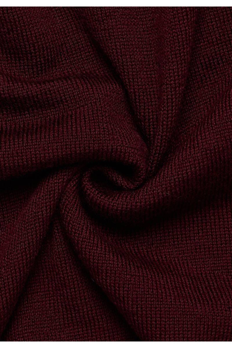 ETERNA Regular Fit Pullover Rundhals Campari, Einfarbig