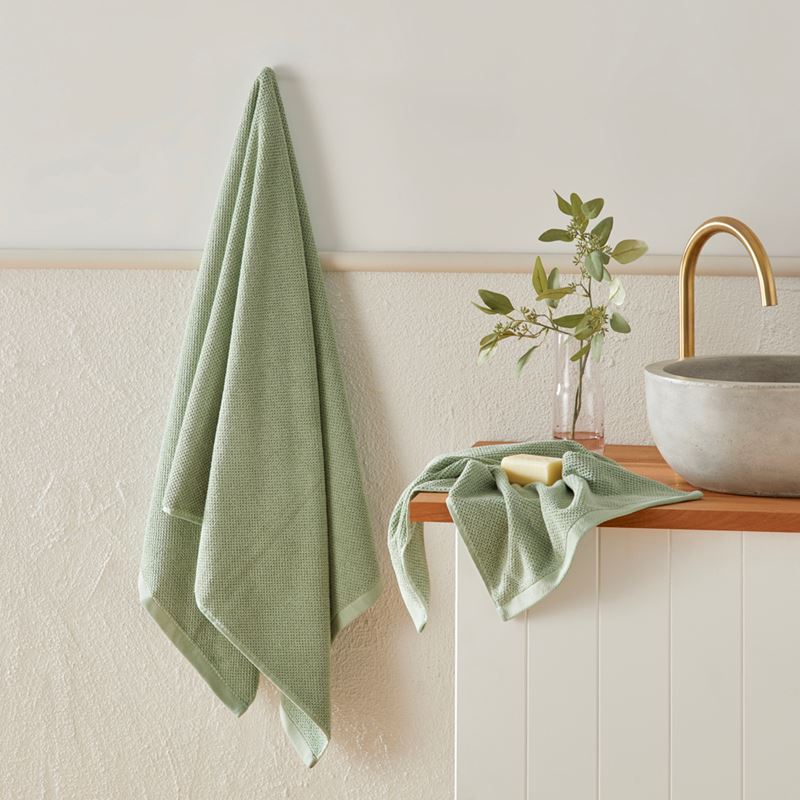 Savannah Eucalyptus Textured Towel Range