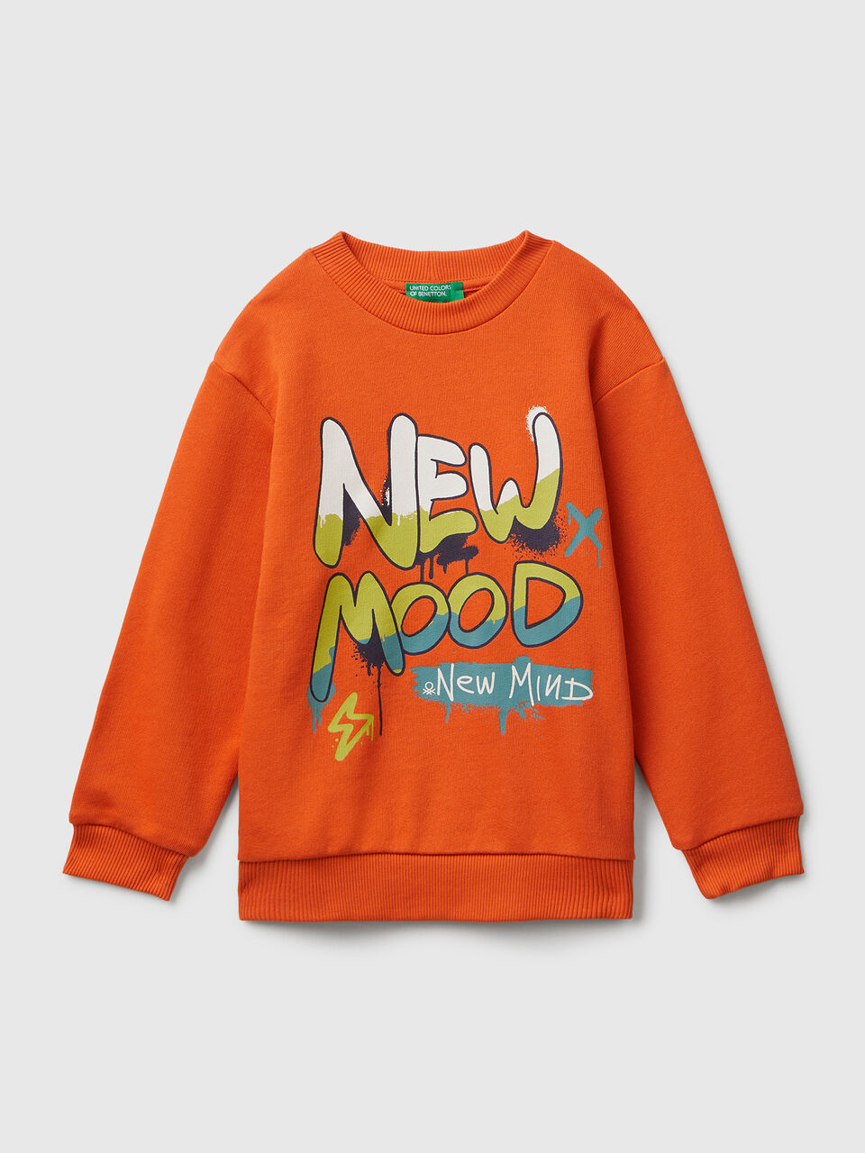 Long sleeve sweatshirt with print