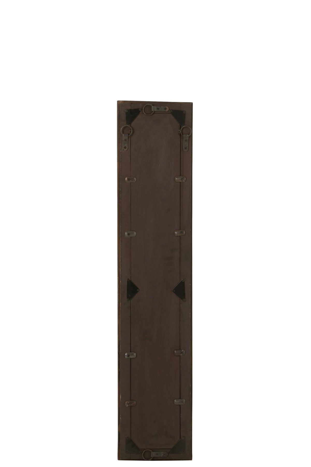 J-Line spiegel Rechthoek - hout - bruin - small - 120 x 24 cm