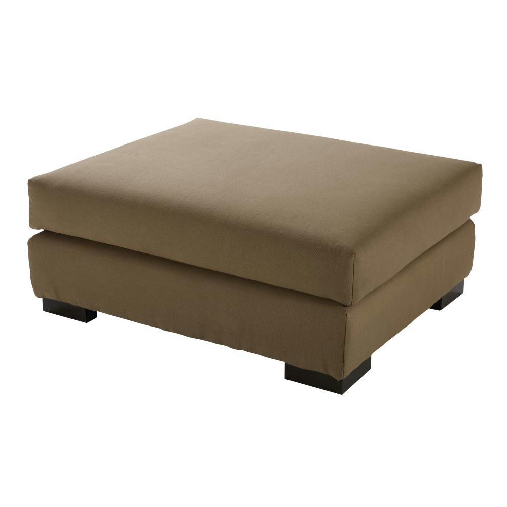 Terence - Pouf pour canapé modulable gris taupe