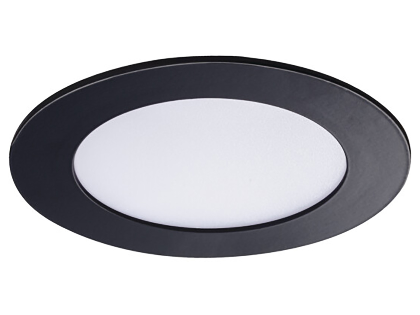 Lampa wpuszczana Rounda LED aluminiowa czarna