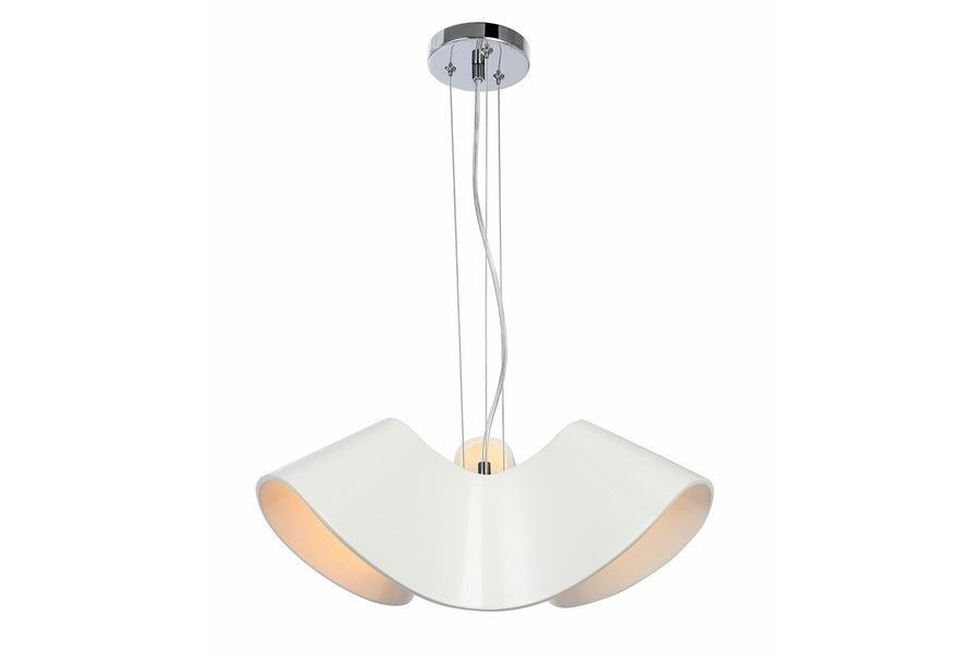 Lampa wisząca biała Catalina 3xE27x60W wym: 120x40x40 cm Reality