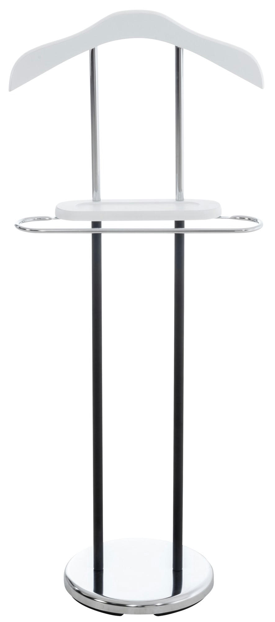 RODRIGO - Valet de chambre avec cintre en métal Blanc