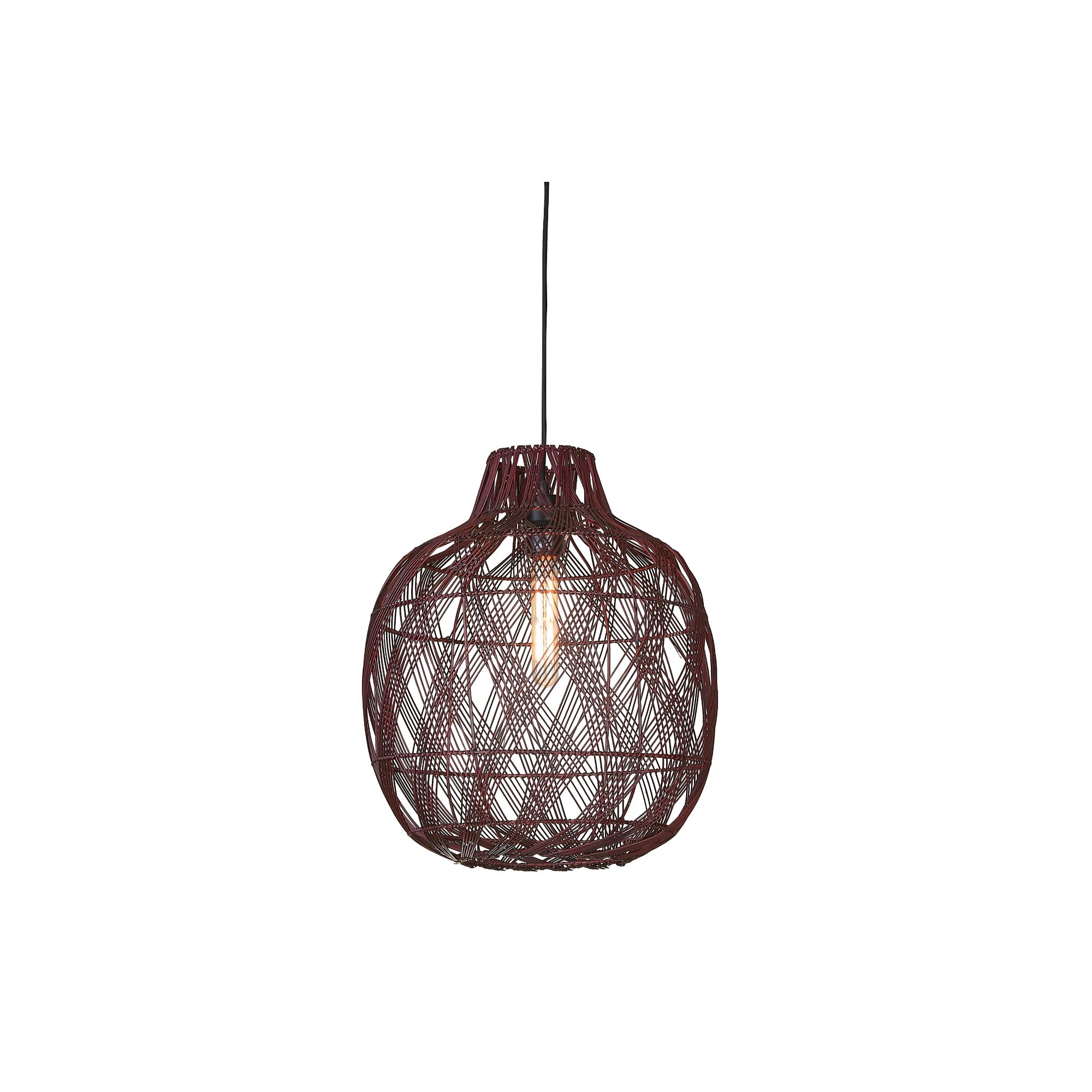GOOD&MOJO hanglamp MENDOZA - rood - Ø40cm